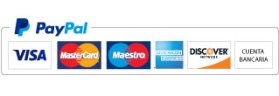 logotipo paypal tarjetas
